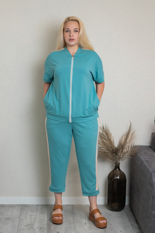 Костюм спортивний жіночий КС-208 бірюза